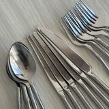 18 metal cutlery sets, branch design