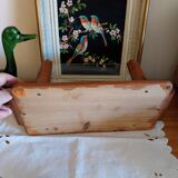 Art Deco box in glass and wood