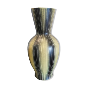 vase céramique jaune