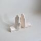 Hand bookends