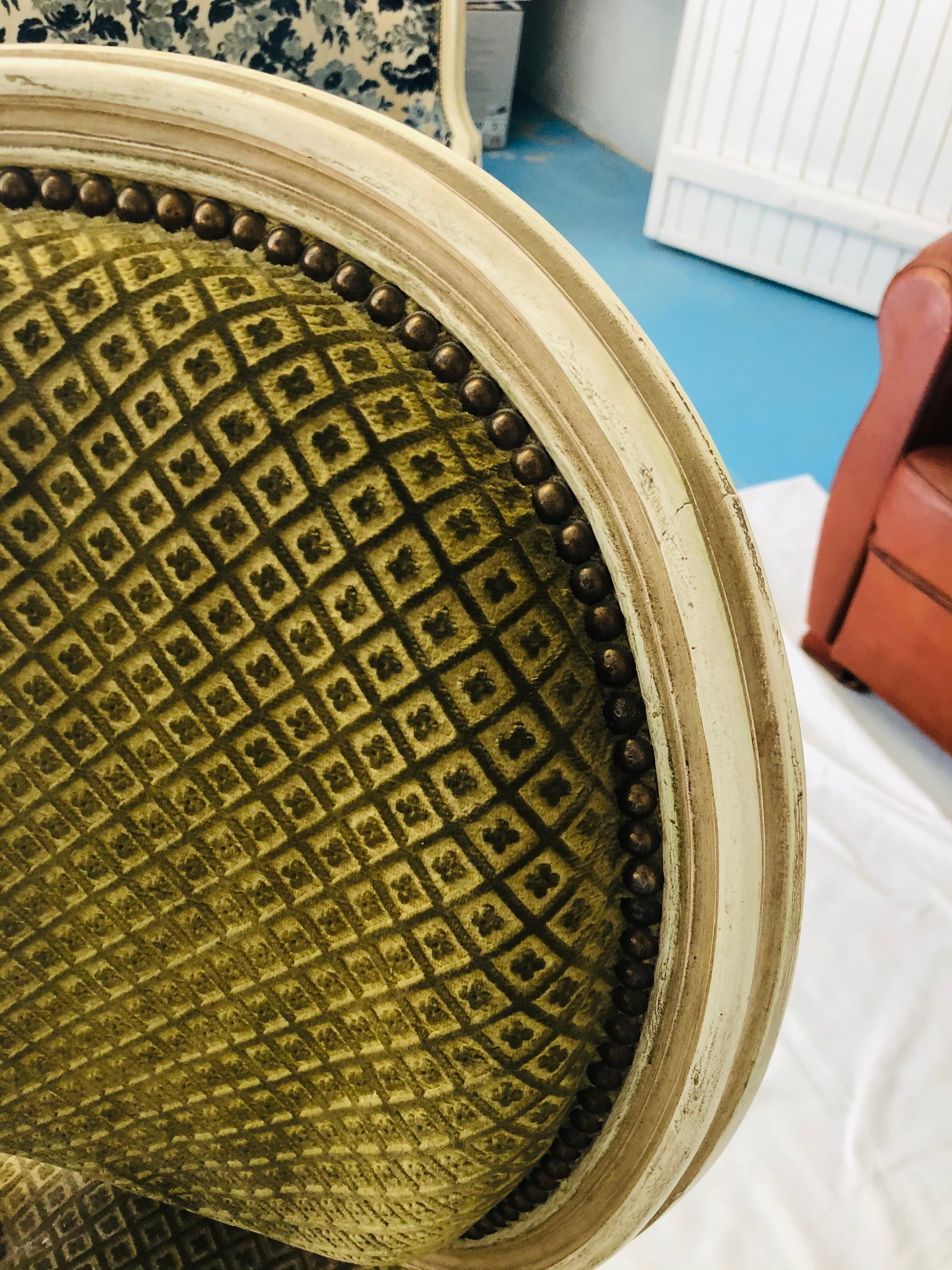 Lot of 6 chairs louis XVI style medallions