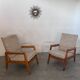 Lot 2 designer reconstruction rest armchairs from the 50s Free-Span / Guariche vintage
