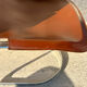 Pair of leather and chromed metal chairs year 70