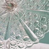 Plat sur piedouche en cristal