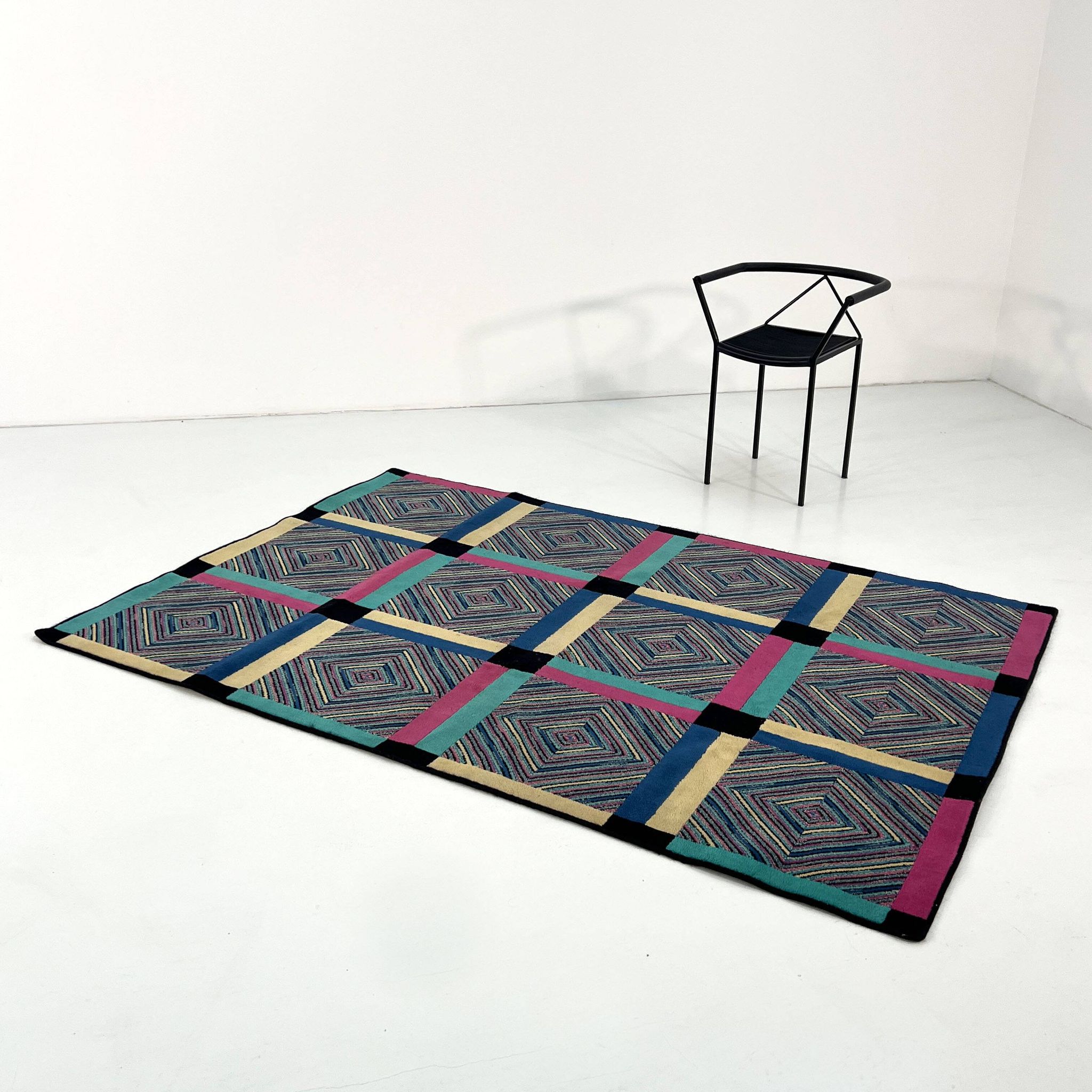 Tapis aux formes géométriques par Missoni, 1980