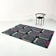 Geometric patterned rug by Missoni, 1980