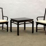 Armchairs and table set