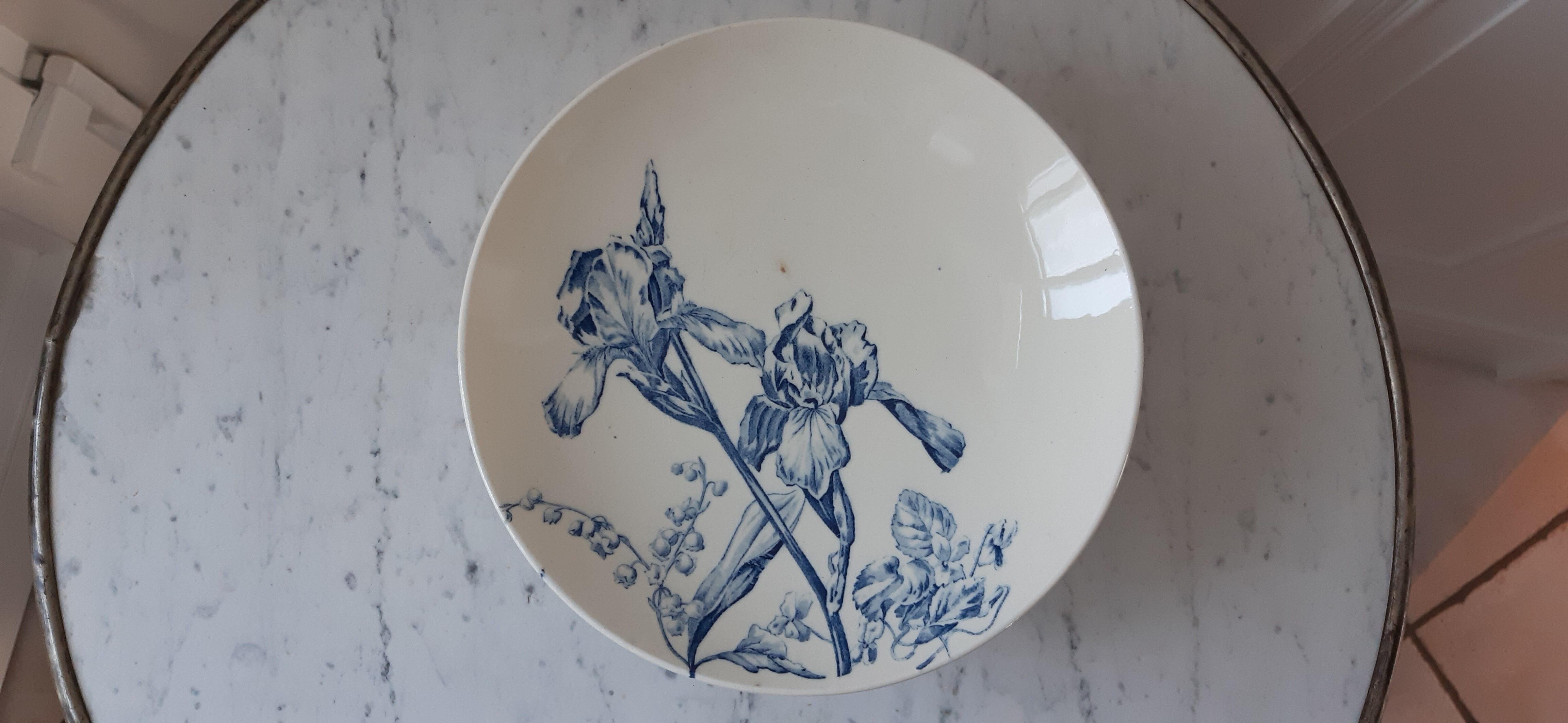 Compotier Terre de Fer SG model Fleurus XIXth