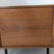 Small wooden and metal side table, 1970s