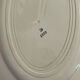 Oval earthenware dish from St Amand