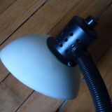 White articulated desk lamp, vintage 1960s