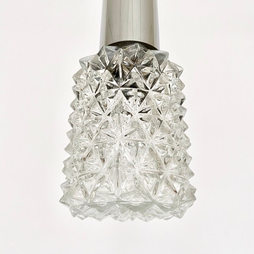 Vintage 70s tube pendant light