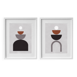 2 framed art prints