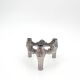 Vintage Brutalist Metal stackable Quist Candle Holder, 1970s