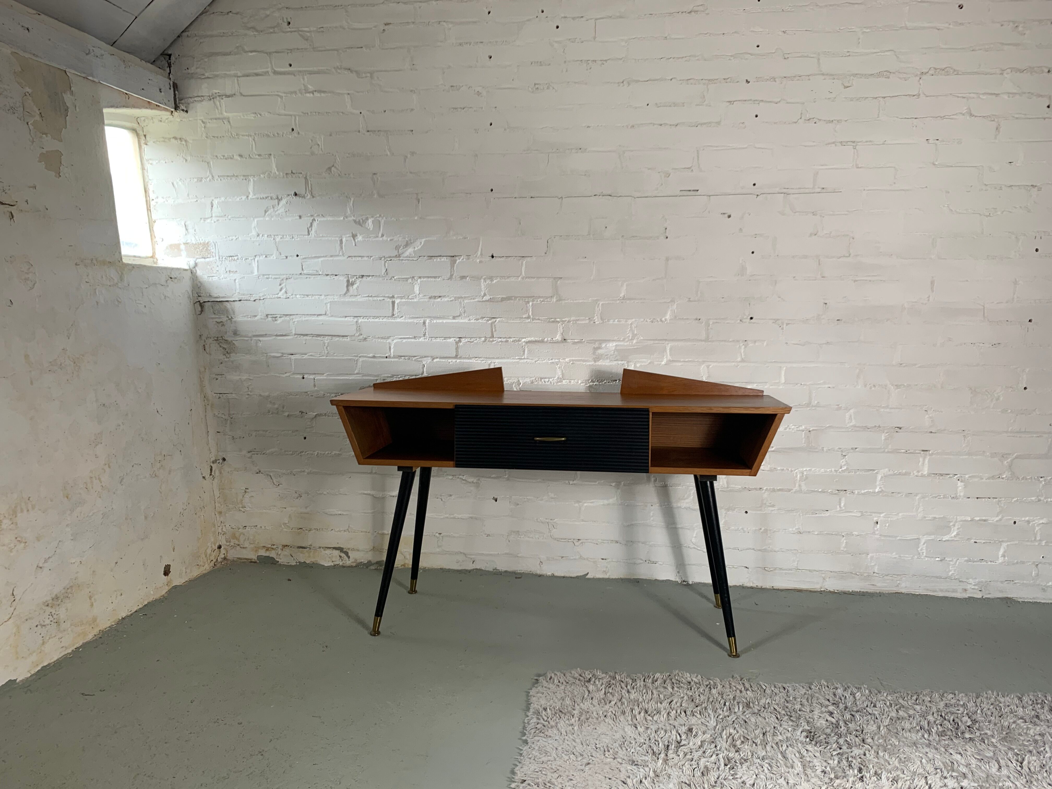 Vintage dressing table  with mirror, 1950s