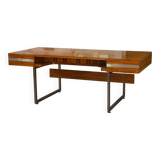 Minister's desk in rosewood by Claude Gaillard and Henri Lesetre for Ligne Roset 1970s