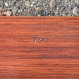 Wooden trolley with shelves attributed to Dino Cavalli for Ditta Tredici, Pavia, 1960s.