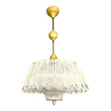 Mid century modern plexiglass chandelier 1970s