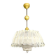 Mid century modern plexiglass chandelier 1970s