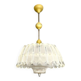 Chandelier en plexiglas moderne du milieu du siècle des années 1970
