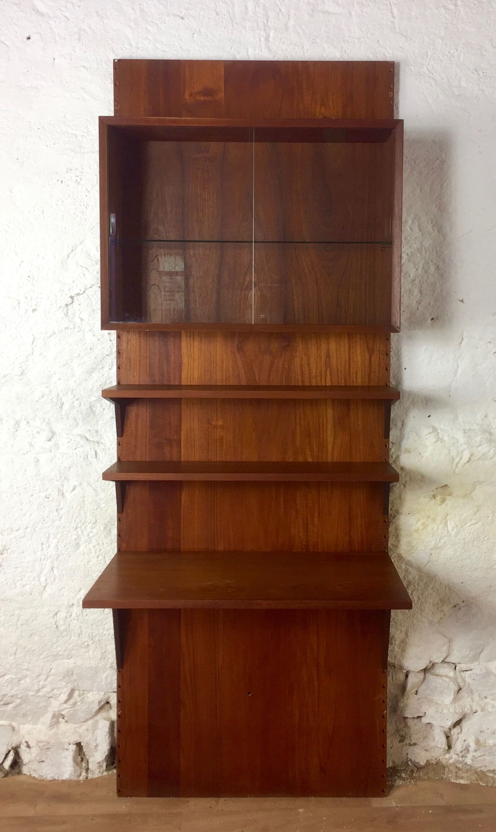 Poul Cadovius bookcase desk combination