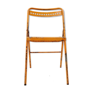 chaise pliante métallique