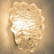 Crystal Glass Sputnik Wall Light by Peill & Putzler, Germany