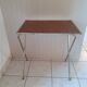 Vintage side service folding table