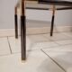 Vintage sofa end Italian design 70-80s side table