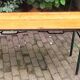 Table d'écolier vintafe 60's bois et métal