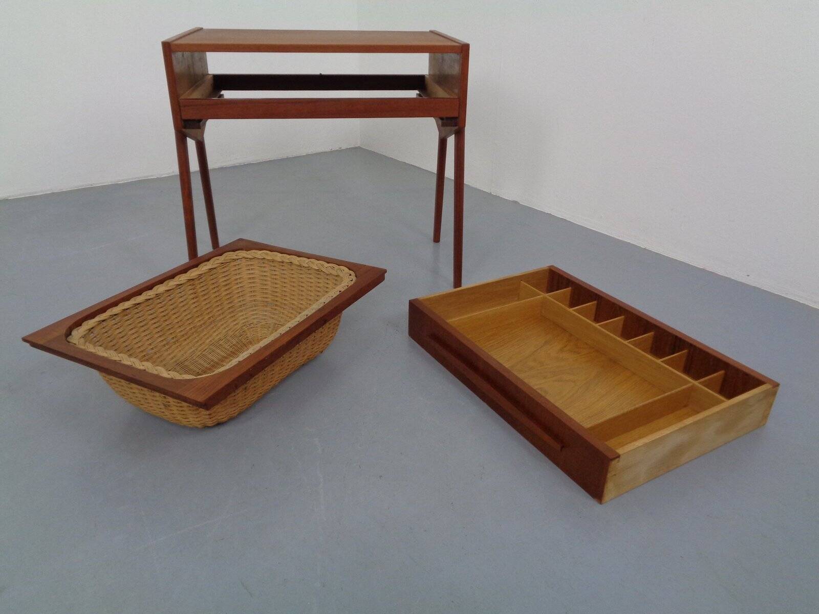 Danish Teak Sewing Box, 1960s