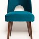 Chaise 'Shell' en Velours Vert Émeraude Milieu du Siècle, Europe, 1960s