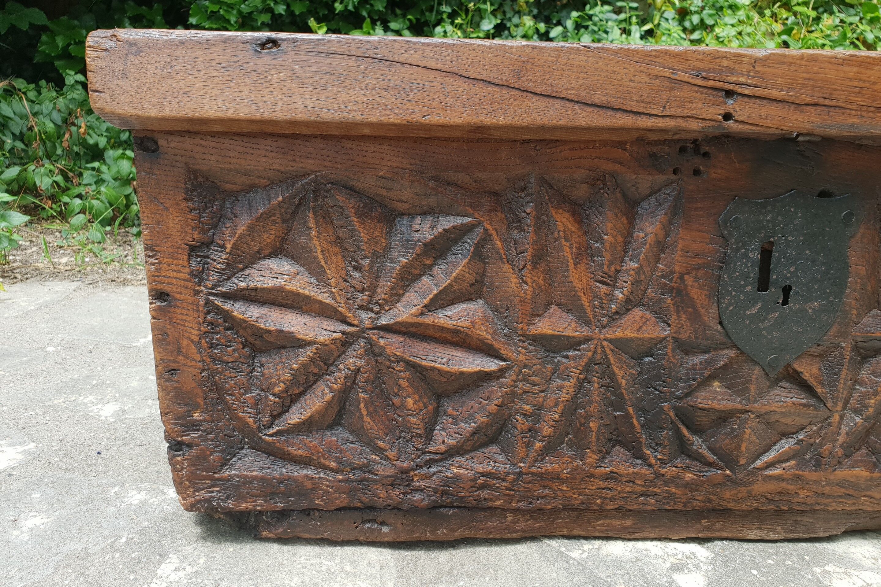 19th century folk art chest