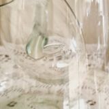 Carafe verre soufflé avec compartiment