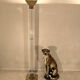 Magnificent and rare german floor lamp signed vereinigte werkstätten