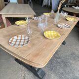 Solid wood dining table