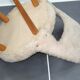 Vintage white barrel chair compass feet 1960