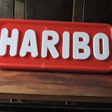 Pastic advertising sign, haribo candy