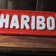 Pastic advertising sign, haribo candy