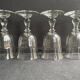 4 19th century water glasses – Établissements Legras