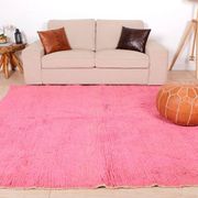 Large Berber rug made of natural wool, traditionally handwoven, 2/3 m.