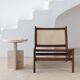 La Greca Side Table - Natural Travertine