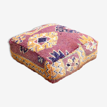 Moroccan kilim pouf