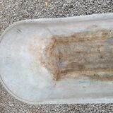 Old zinc bathtub