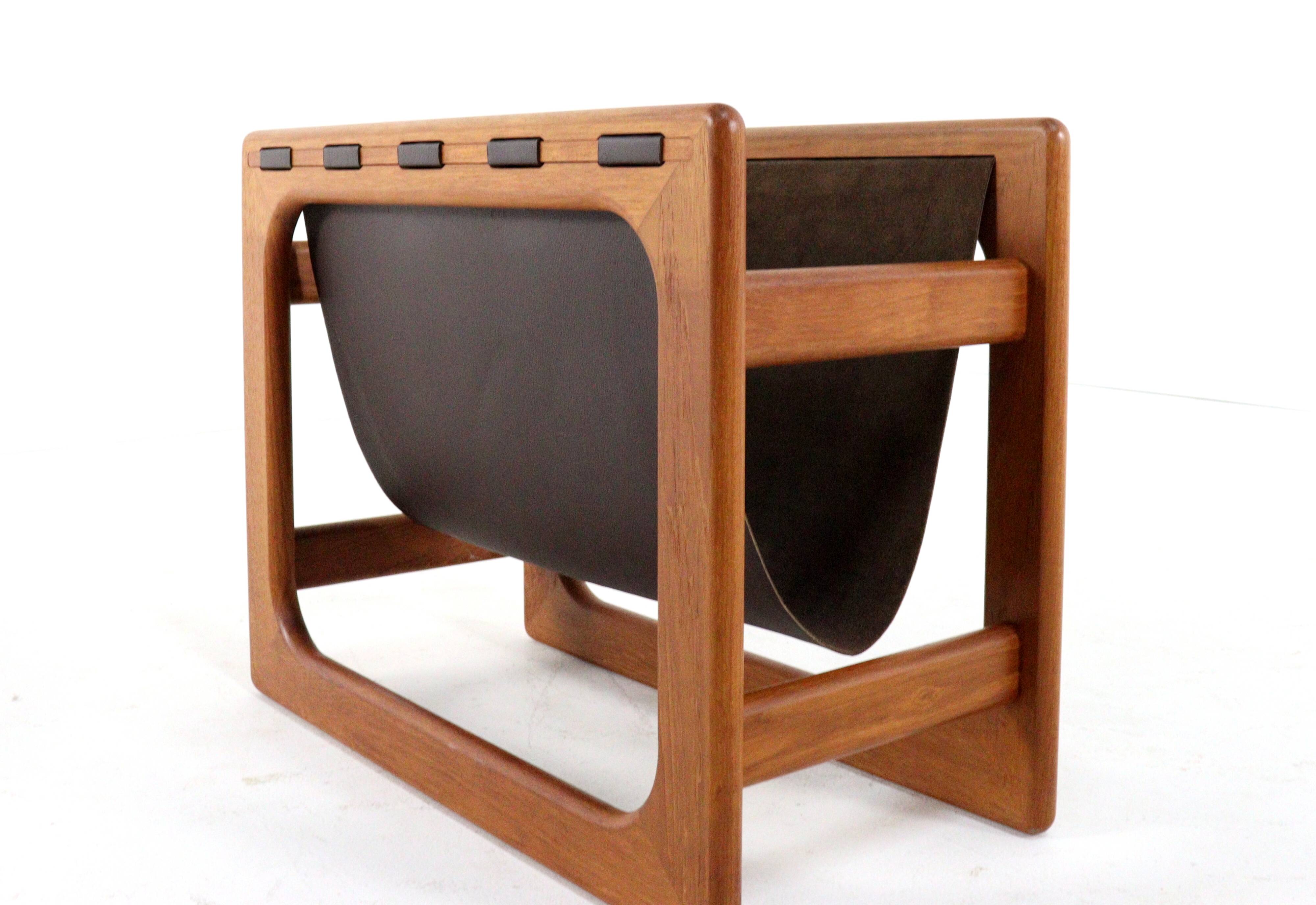 Salin mobler magazine holder - danish design teak
