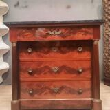 Empire style mahogany chest of drawers