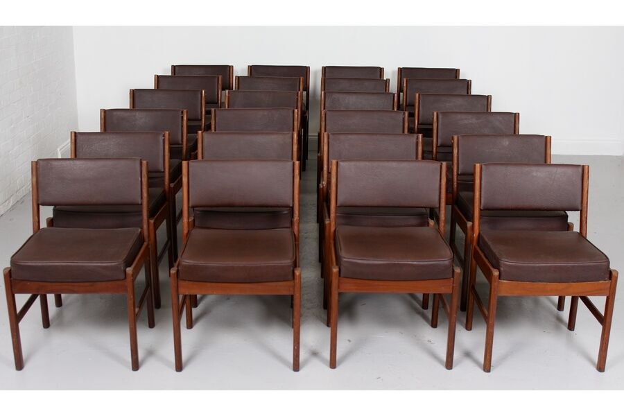 Lot of 24 chairs Scandinavian