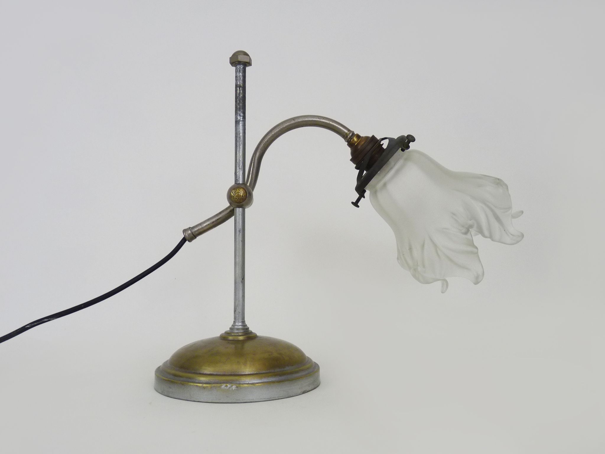 Articulated desk lamp, swan neck United SGDG art deco. Year 20 30