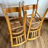 Mismatched set of 4 bistro chairs