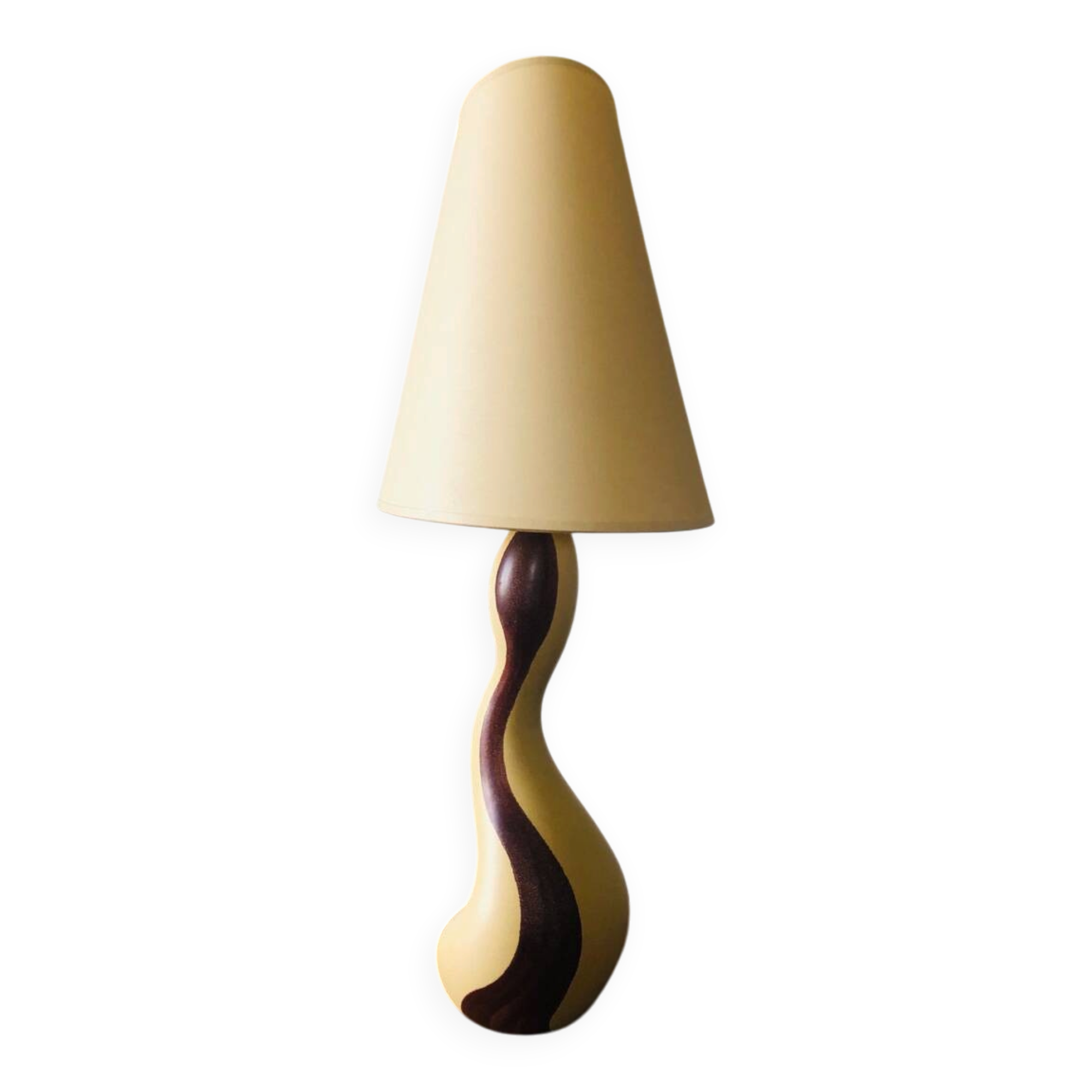 Ceramic lamp by Louis Drimmer, design